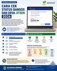 Warga Kini Bisa Cek Status Penerima Bansos dan Kelompok Desil Melalui DTSEN