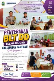 Penyaluran BLT Dana Desa Bulan Juli 2026 Berjalan Tertib di Kalurahan Pampang